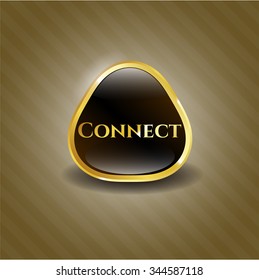 Conectar la insignia de oro