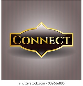 Conectar la insignia de oro
