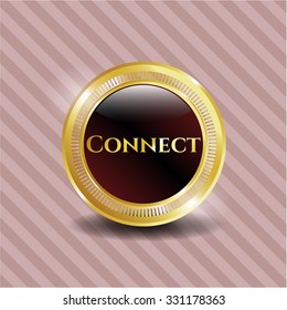 Goldenes Badge verbinden