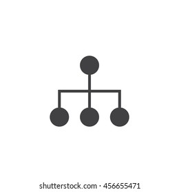 connect icon or button in flat style with long shadow, isolated vector illustration on transparent background