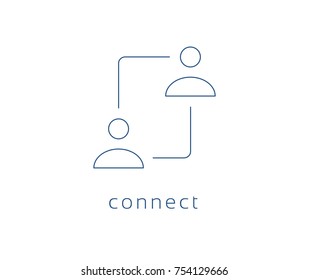connect icon, connections 