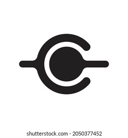 Icon-Design einzeln auf weißem Hintergrund verbinden