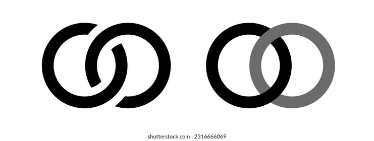 Connect icon, flat vector graphic on isolated background. Vector icon set.