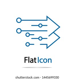 connect Icon vector isolated on white background.