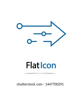 connect Icon vector isolated on white background.