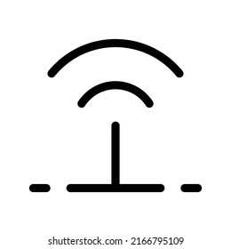 Ilustración de diseño del símbolo del vector de conexión