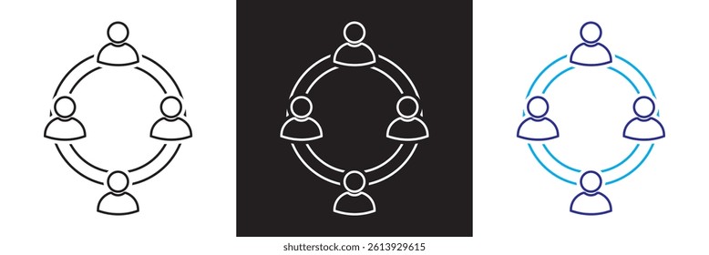 Connect icon. Vector for websites, mobile interfaces, presentations, banner, visual branding etc. Vector illustration. isolated on white and black background. EPS 10