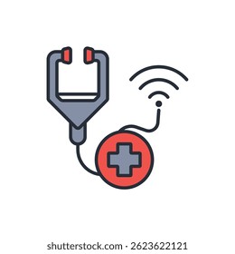 icono de conexión. Vector. Trazo editable. Signo de estilo lineal para uso Diseño web, logotipo. Ilustración de símbolo.