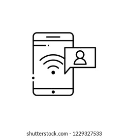 connect, internet technology icon. Element of internet technology icon for mobile concept and web apps. Thin line connect, internet technology icon can be used for web and mobile
