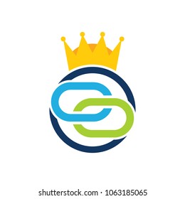 Connect King Logo Icon Design