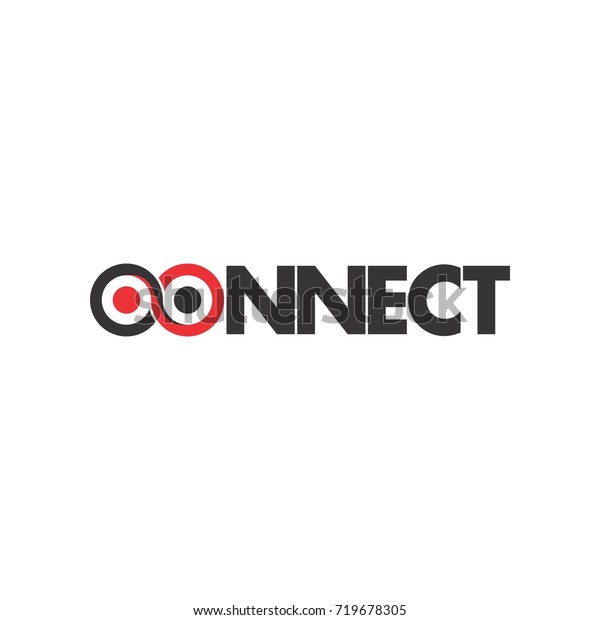 Connect Letter Logo Design Vector Stock Vector (Royalty Free) 719678305 ...