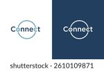 Connect with letter O Logo Design Template Elements