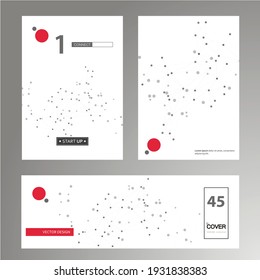 Connect lines design background. Futuristic design. Vector icon. Cover template for web presentation