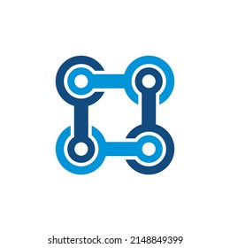 Connect Logo can be use for icon, sign, logo and etc