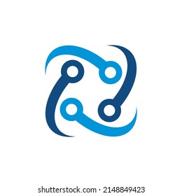 Connect Logo can be use for icon, sign, logo and etc