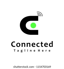 connect logo design