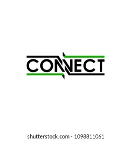 Connect Logo Design Concept Stock Vector (Royalty Free) 1098811061 ...