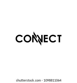 Connect Logo Design Stock Vector (Royalty Free) 1197083671 | Shutterstock