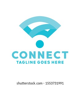 Connect Logo Design Inspiration For Business And Company