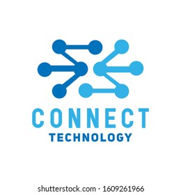 Connect Logo Design Inspiration For Business And Company