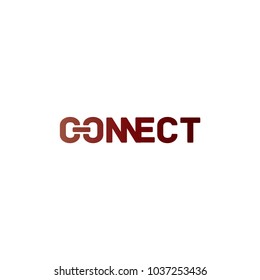 Connect Logo Design Template. Chain logo template. Connect Icon