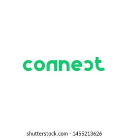 Connect Logo Design Template Element.