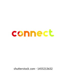 Connect Logo Design Template Element.