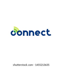 Connect Logo Design Template Element.