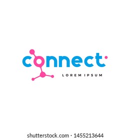 Connect Logo Design Template Element.