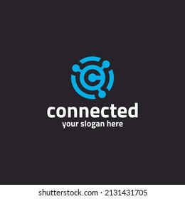 Connect Logo Design Template Idea