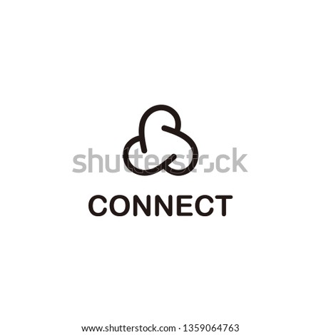 Connect Logo Design Template. Technology Logo.