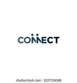 Connect Logo Design Template. Connect Vector Template