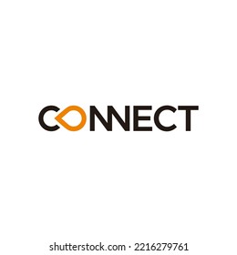 Connect Logo Element Design Template.