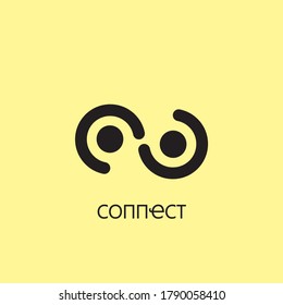 Connect Logo, Image Vector .