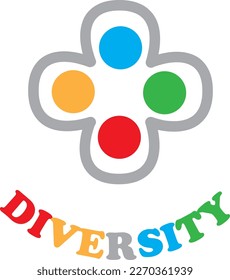 Verbinden Sie Logo, Bildvektor. weißer Hintergrund