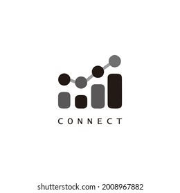 Connect Logo For Technology Brand Concept.