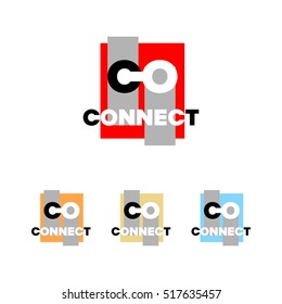 Connect logo vector