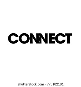 connect logo vector