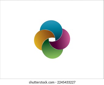 Logo-Vektorgrafik-Design verbinden