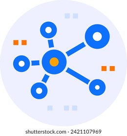 connect network modern icon illustration