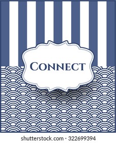 Connect poster or banner