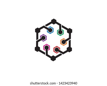 Connect Tech Logo Template, Icon, Symbol