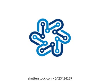 Connect Tech Logo Template, Icon, Symbol