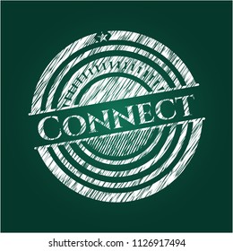Connect written on a chalkboard