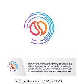 Connected Brain Logo Template. Technology Brain, Creative mind, learning and design icons. People symbols. Colorful Icon