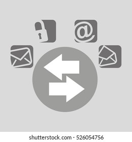 connected bubble speech social media vector illustration eps 10