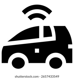 Ilustración de coche conectado� eps 10, Vector
