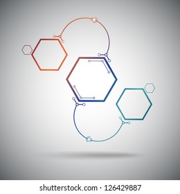 Connected cell. Communication in the form of an arc