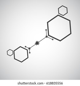 connected cell. Vector Graphics