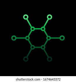 Connected cells nolan icon. Simple thin line, outline vector of intelligence icons for ui and ux, website or mobile application